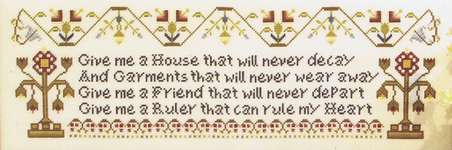 Click for more details of Give me a Friend  (cross stitch) by Rosewood Manor