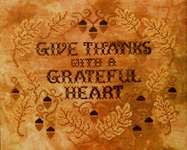 Click for more details of Give Thanks (cross stitch) by Stoney Creek