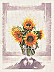 Click for more details of Glass Vase (cross stitch) by John Clayton