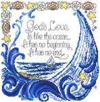 Click for more details of God's Love (cross stitch) by Imaginating