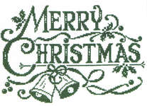 Click for more details of Green Christmas (cross stitch) by Imaginating