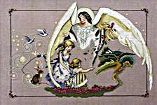 Click for more details of Guardian Angel (cross stitch) by Mirabilia Designs