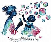 Click for more details of Happy Mother's Day (cross stitch) by Les Petites Croix de Lucie