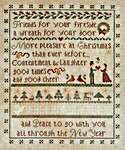 Click/tap for more details of Hearthside Christmas (cross stitch) by Erica Michaels