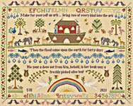 Click for more details of Heirloom Noah's Ark (cross stitch) by Bothy Threads
