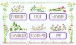 Click for more details of Herb Sampler (cross stitch) by Thea Gouverneur