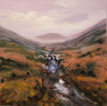 Click for more details of Highland stream (acrylic) by Kevan McGinty