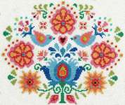 Click for more details of Hungarian Folk Art No. 1 (cross stitch) by Glendon Place