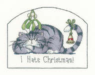 Click for more details of I Hate Christmas (cross stitch) by Peter Underhill