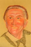Click for more details of Kirk Douglas (pastel) by James Clifford