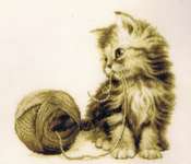 Click for more details of Kitten (cross stitch) by Vervaco