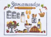 Click for more details of La Gourmandise  (Just Desserts) (cross stitch) by Marie Coeur