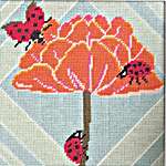Click for more details of Ladybird Garden (tapestry) by Anchor