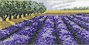 Click for more details of Lavender Fields and Woods (cross stitch) by Permin of Copenhagen