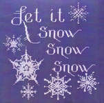 Click for more details of Let it Snow (cross stitch) by Stoney Creek