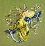 Click for more details of Lilly of the Woods - the Dreaming Fairy (cross stitch) by Mirabilia Designs