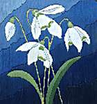 Click for more details of Long Stitch - Snowdrops (long-stitch) by Anne Peden