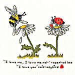 Click for more details of Love Me, Love Me Not (cross stitch) by Bothy Threads
