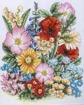 Click for more details of Meadow Flowers (cross stitch) by Anchor