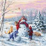Click for more details of Merry Christmas (cross stitch) by Luca - S