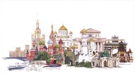 Click for more details of Moscow (cross stitch) by Thea Gouverneur