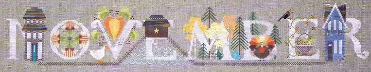 Click for more details of November (cross stitch) by The Cross-Eyed Cricket