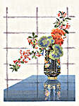 Click for more details of Oriental Vase (cross stitch) by John Clayton