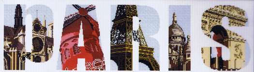 Click for more details of Paris (cross stitch) by Marie Coeur