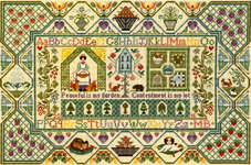 Click for more details of Peaceful Garden (cross stitch) by Bothy Threads