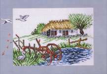 Click for more details of Plough and Duck Pond (cross stitch) by Permin of Copenhagen