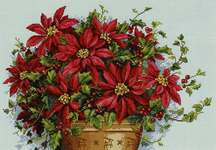 Click for more details of Poinsettia (cross stitch) by Merejka