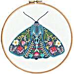 Click for more details of Pollen - Moth (embroidery) by Bothy Threads