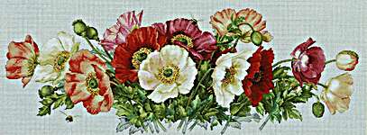 Click for more details of Poppies (cross stitch) by Merejka