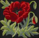 Click for more details of Poppy Mini Kit (tapestry) by Glorafilia
