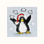 Click for more details of PPP Playing Snowballs Christmas Card (cross stitch) by Bothy Threads