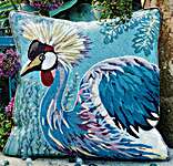 Click for more details of Purple Crane in All Its Glory (tapestry) by Glorafilia
