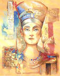 Click for more details of Queen Nefertiti (cross stitch) by Lanarte