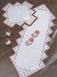Click for more details of Red and White Hardanger Table Mats (hardanger) by Permin of Copenhagen