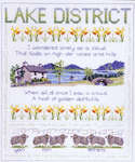 Click for more details of Regional Sampler : Lake District (cross stitch) by Rose Swalwell