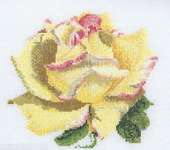 Click for more details of Rose B (cross stitch) by Thea Gouverneur
