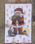 Click for more details of Santa with Cats Advent Calendar (cross stitch) by Permin of Copenhagen