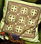 Click for more details of Shannon Embellished Cushion (hardanger) by Marjo Timmers
