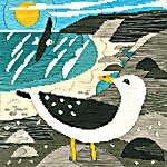 Click for more details of Silken Scenes - Seagulls (long-stitch) by Bothy Threads