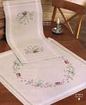 Click for more details of Snowdrops Table Covers (embroidery) by Permin of Copenhagen