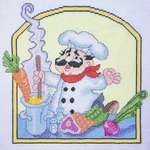 Click for more details of Soup Chef (cross stitch) by Cross Stitching Art