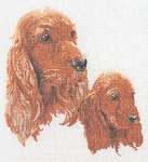 Click for more details of Spaniels (cross stitch) by Thea Gouverneur