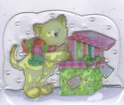 Click for more details of Special Delivery Clear Stamps - Prrrresents... (stamps) by Helz Cuppleditch