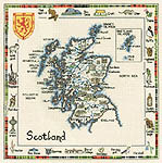Click for more details of Special Interest Maps - Scotland (cross stitch) by Sue Ryder