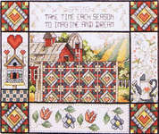 Click for more details of Spring Quilt (cross stitch) by Stoney Creek