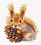 Click for more details of Squirrel (cross stitch) by Alisa